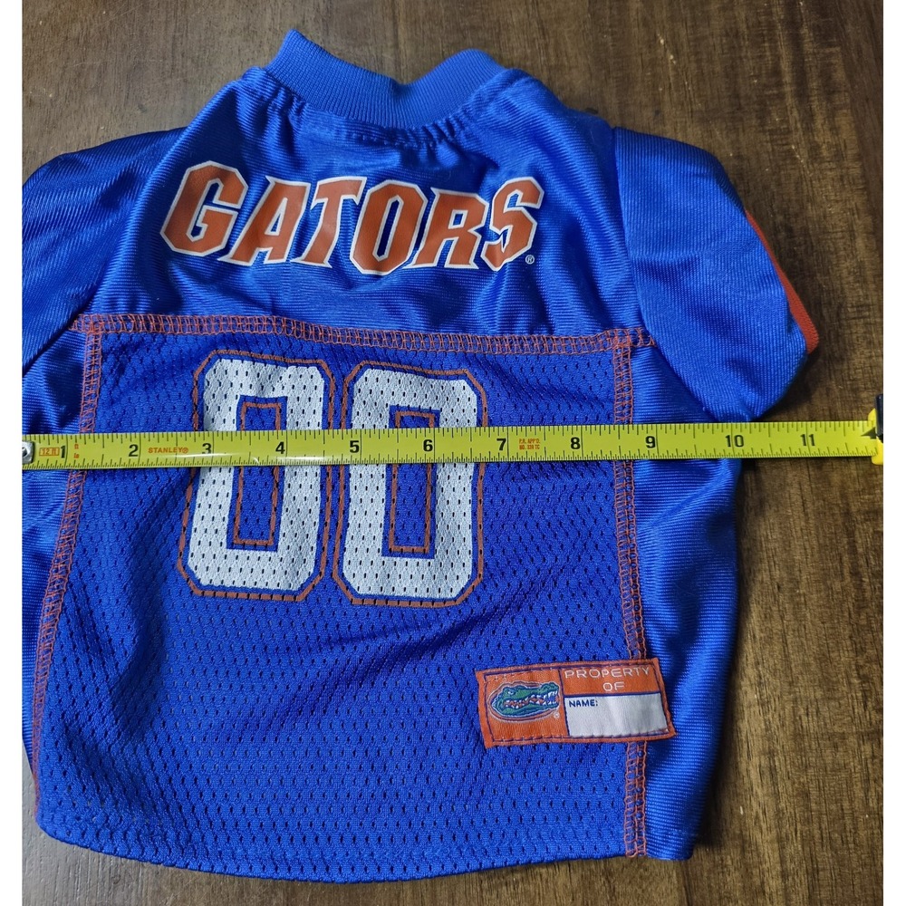 Florida Gators Dog Jersey Size Small #00 Blue Orange NCAA Pet Football